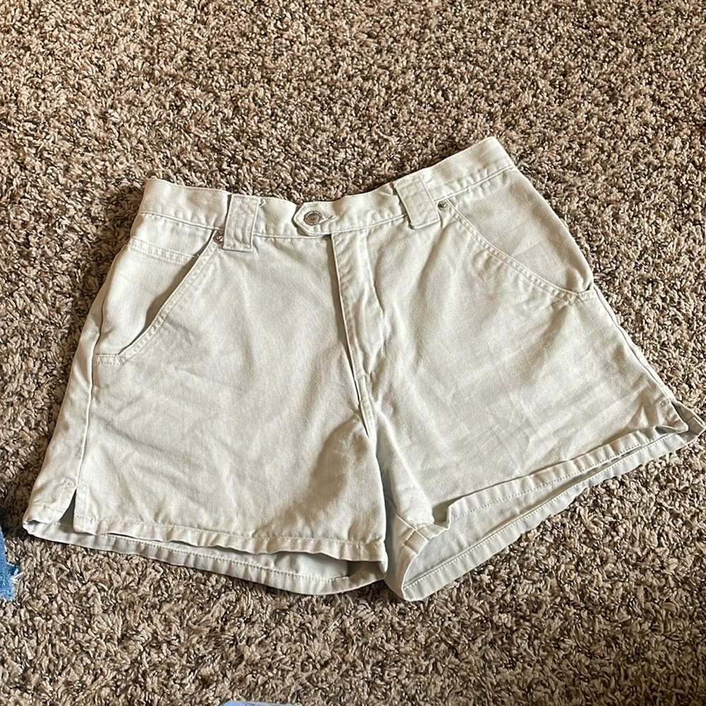 Vintage Chazz Khaki High Waisted Shorts